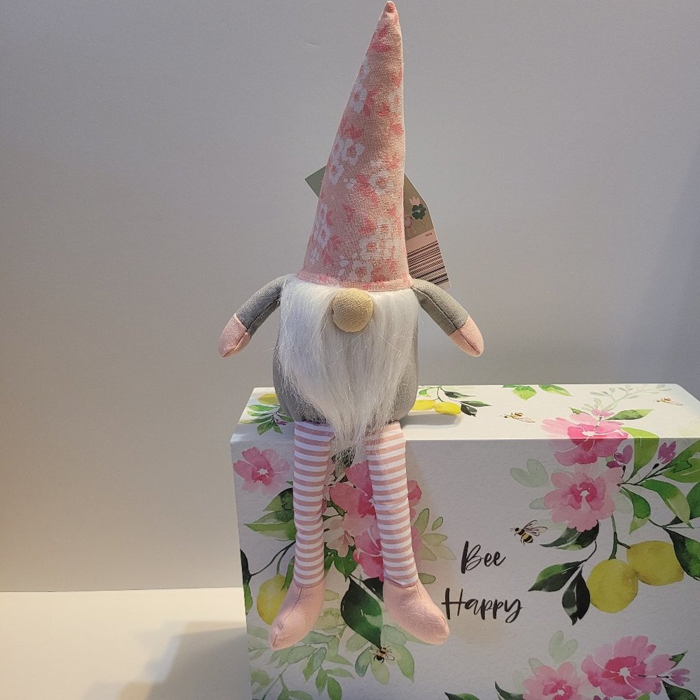 Spring Mini Gnome Huntington Home 16" Weighted Bottom Decor Aldi 2023